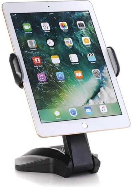 Apple iPad 2.nesil Apple iPad Pro 11/12.9/Apple iPad 8.9.10.nesil/Apple iPad Air 4/5 Uyumlu Masa Üstü Dönen Tablet Tutucu