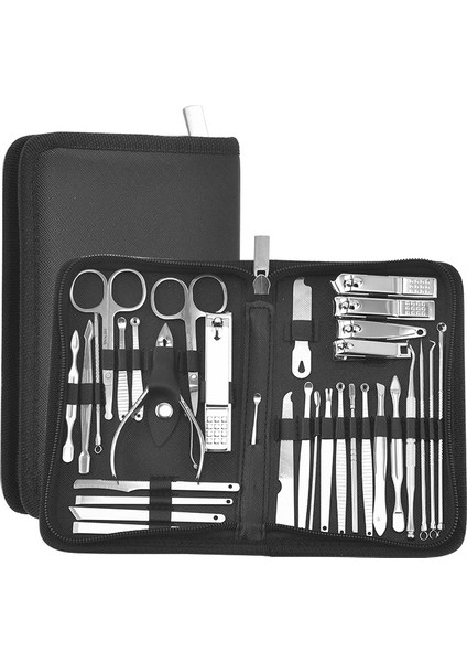 Paslanmaz Çelik Tırnak Makası Seti, Manikür Aletleri, Tırnak Makası, 32 Parçalı Set (Yurt Dışından)