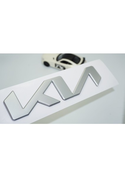 Kia Yeni Nesil Gri Metal Kaput Bagaj 17CM Logo Arma
