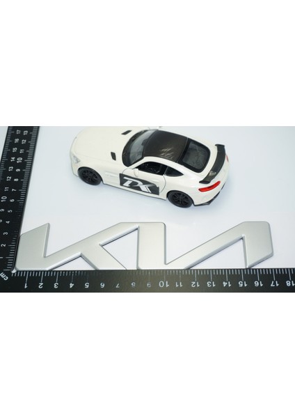 Kia Yeni Nesil Gri Metal Kaput Bagaj 17CM Logo Arma fiyatları