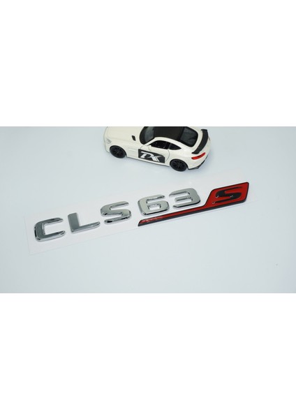 CLS63S Bagaj Krom Kırmızı Abs Yazı Logo Benz Ile Uyumlu
