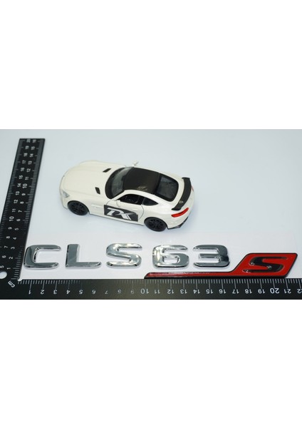 CLS63S Bagaj Krom Kırmızı Abs Yazı Logo Benz Ile Uyumlu
