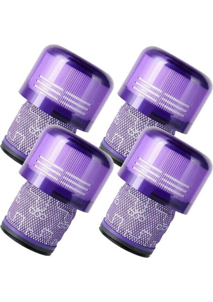 V11 SV14 Animal Plus Mutlak Elektrikli Süpürge Için 4 Adet Yedek Filtre Me Fırçası ile (Yurt Dışından)