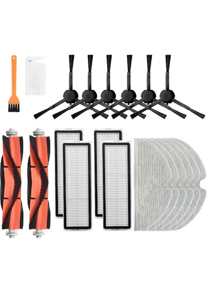 1t STYTJ02ZHM Elektrikli Süpürge Robotu Yedek Parçaları Paspas Bezi Hepa Filtre Yan Fırça Ana Fırça (Yurt Dışından)