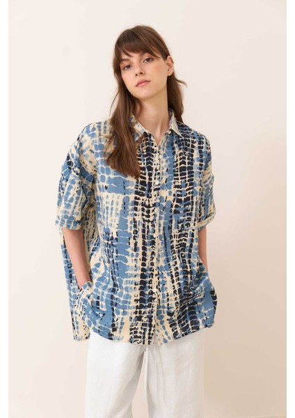 Desenli Gömlek Standart Renk Y2461108_089