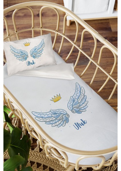 Isme Özel Anne Yanı 60X100 Beşik Uyku Nevresim Takımı