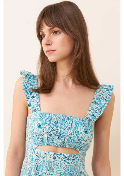 Arkası Bağlama Detaylı Maksi Boy Elbise Standart Renk Y2469103_089 indirimleri