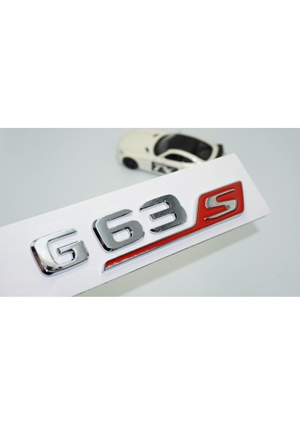 G63S Bagaj Krom Kırmızı Abs 3m 3D Yazı Logo Benz Ile Uyumlu fiyatları