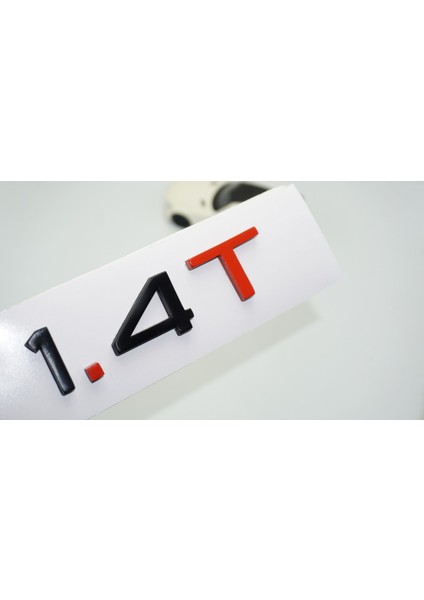 1.4 T Bagaj Siyah Kırmızı 3m Yazı Logo Audi Ile Uyumlu