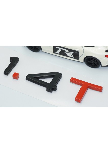 1.4 T Bagaj Siyah Kırmızı 3m Yazı Logo Audi Ile Uyumlu modelleri