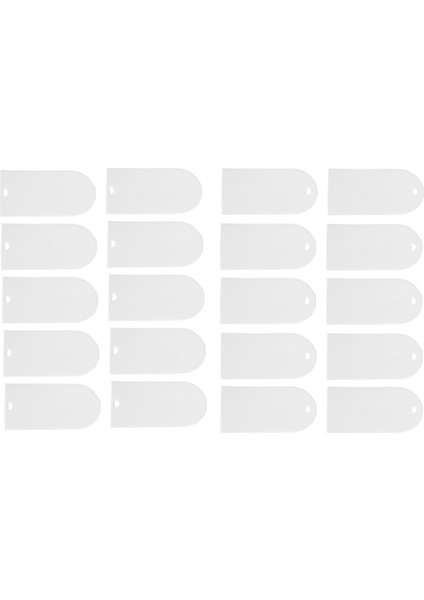 20 Adet Etiket Etiketleri Sandalye Akrilik Kemer Burcu Boş Akrilik Işaretleri Boş Ayrılmış Işaretleri Akrilik Yer Kartları (Yurt Dışından)