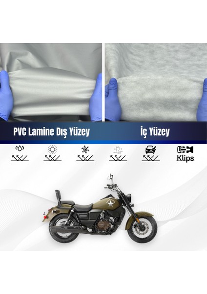 Ultra Shop Um Renegade Commando 125 Su Geçirmez Motosiklet Branda 4 Mevsime Uygun Motor Branda