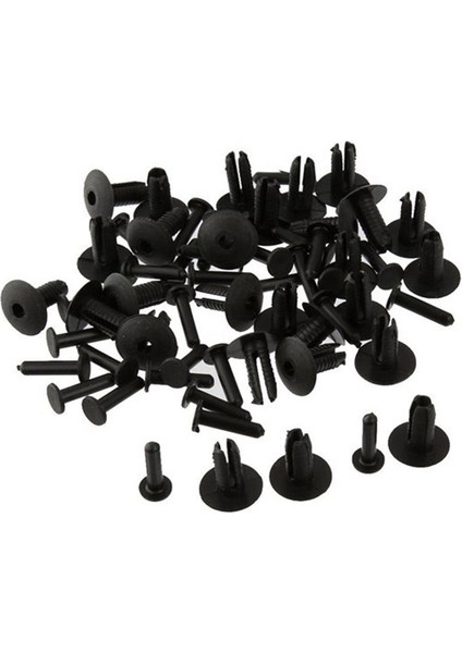 -51118174185 Kapı Eşiği Tekerlek Araba Perçinler Arch Klipler Tutucu Tamir 100 Adet Tampon Trim (Yurt Dışından)
