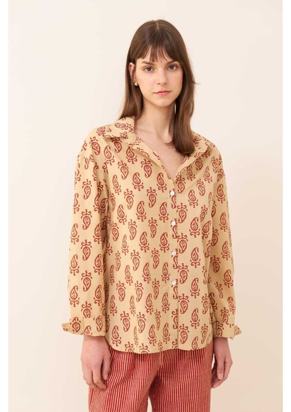 Desenli Gömlek Standart Renk Y2461105_089