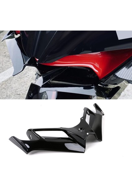 Motosiklet Pnömatik Kuyruk Spoiler Koruyucu Ön Kaplama Evrensel Karbon Fiber Renk Için (Yurt Dışından)