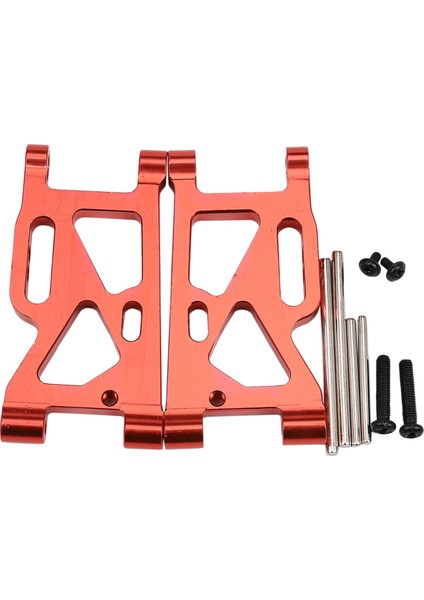 2 Adet Ön Alt Süspansiyon Kolu 144001 Rc Hobi Model Araba Için 1/14 Lc Yarış Tam Serisi Dik Set A-Arm Alüminyum, Kırmızı (Yurt Dışından)