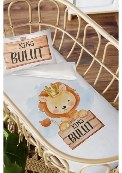 Isme Özel Anne Yanı 60X100 Beşik Uyku Nevresim Takımı