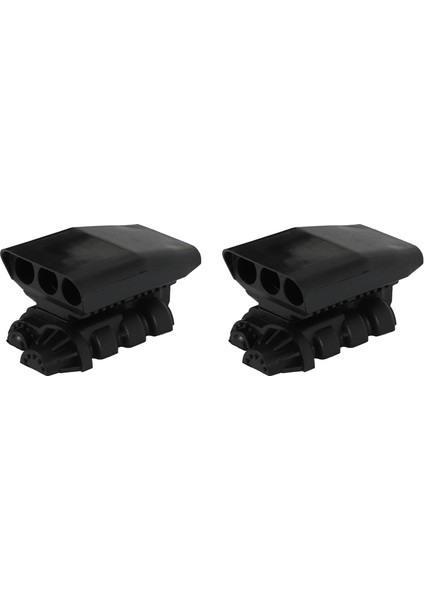 2x 1/10 Rc Paletli Simülasyon Motor Hava Süper Şarj Cihazı Kapağı Trx4 D90 Eksenel SCX10 Wraith 90046 90018, Siyah (Yurt Dışından)