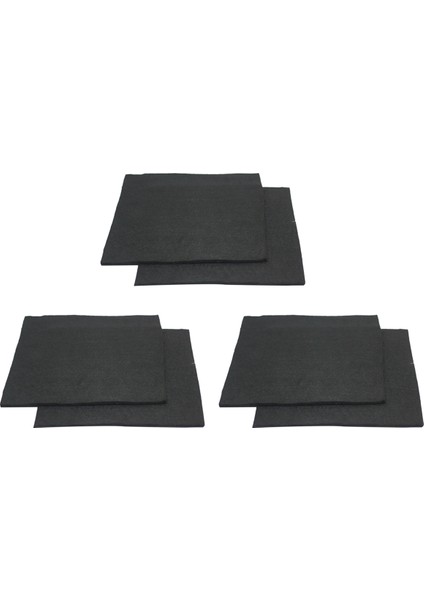 6 Adet Karbon Fiber Kaynak Battaniyesi Torch Kalkanı Sıhhi Tesisat Isı Emici Cüruf Yangın 3X200X300MM (Yurt Dışından)