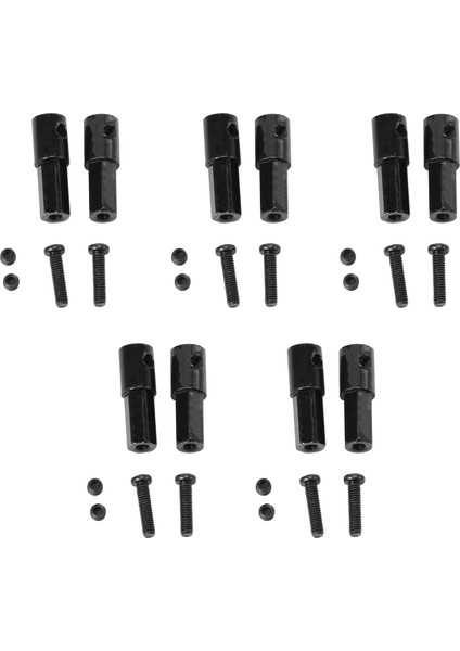 10 Adet Metal Arka Aks Mili Adaptörü Aksesuarları D12 C14 C24 C34 B24 B36 Mn D90 D91 MN99S Rc Araba Parçaları (Yurt Dışından)