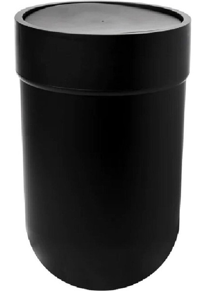 Touch Kapaklı Çöp Kovası, 1,6 Galon (6L) - Siyah