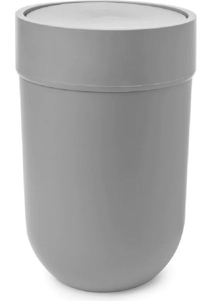 Touch Kapaklı Çöp Kovası, 1,6 Galon (6L) - Gri
