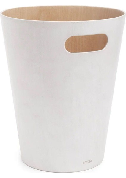 Woodrow Çöp Kovası 2 Galon (7,5 L) Kapasiteli - Beyaz/Doğal