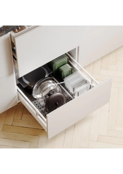 Peggy Mutfak Dolabı, Raf Ve Çekmece Düzenleyici Tepsi Kömür Rengi fiyatları