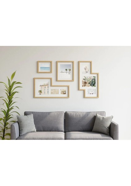 Mingle Gallery Resim Çerçevesi Seti Doğal Renk fiyatları