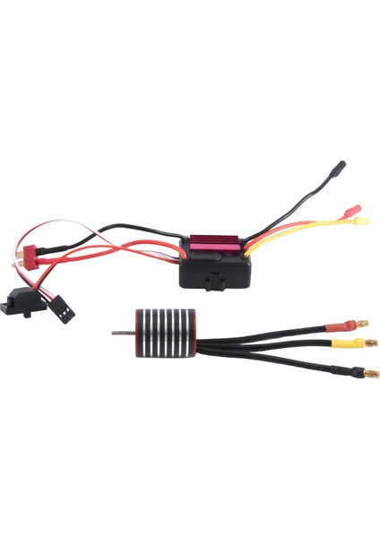 Su Geçirmez 2430 7200KV Fırçasız Motor ile 30A Esc Combo Set Için 1/8 1/10 1/12 Rc Paletli Araba Kamyon (Yurt Dışından)