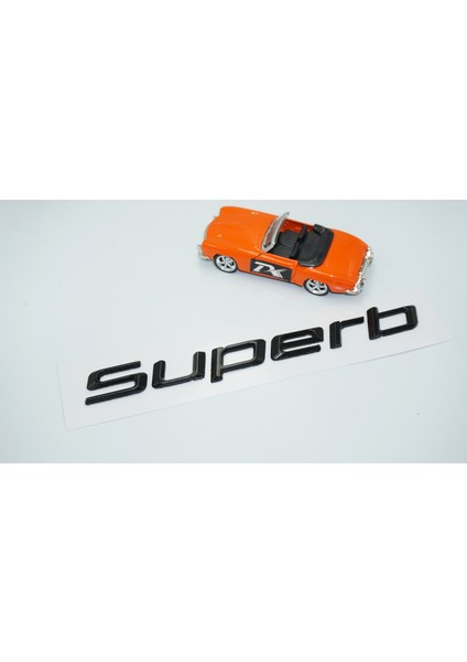 Superb Yeni Nesil Bagaj Siyah Abs Yazı Logo Skoda Ile Uyumlu