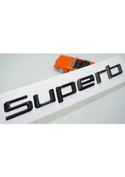 Superb Yeni Nesil Bagaj Siyah Abs Yazı Logo Skoda Ile Uyumlu fiyatları