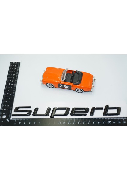 Superb Yeni Nesil Bagaj Siyah Abs Yazı Logo Skoda Ile Uyumlu indirimleri