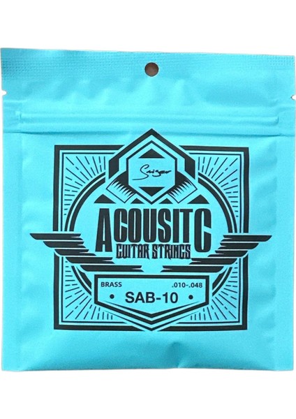 10-48 Sab-10 Akustik Gitar Teli