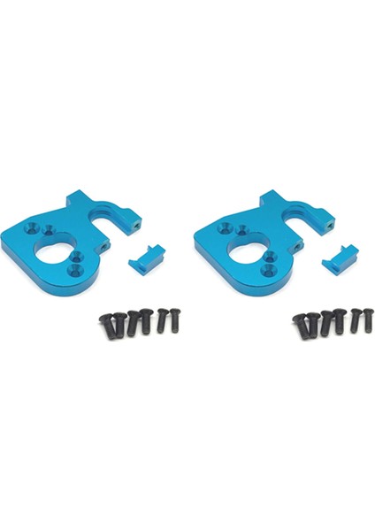 2x Rc Araba Motor Tutucu Yedek Aksesuarlar 144001 1/14 4WD Rc Araba Parçaları Için Fit, Mavi (Yurt Dışından)