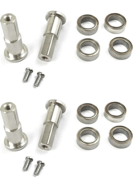 2x 5mm Metal Birleştirici Tekerlek Hub Hex Adaptörü ile Yükseltme Aksesuarları Için D12 1/10 Rc Kamyon Araba Parçaları (Yurt Dışından)