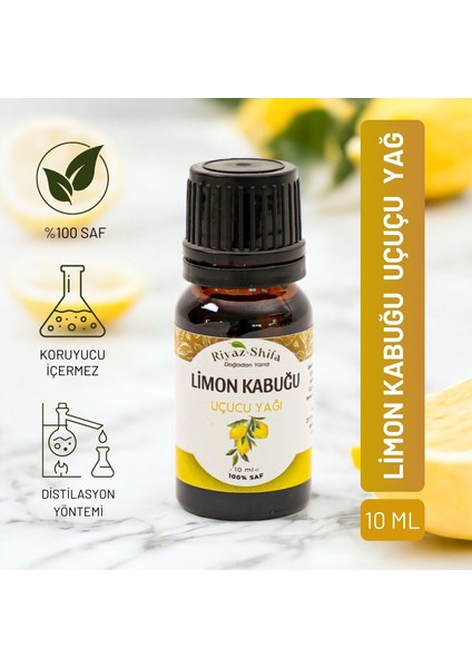 Limon Kabuğu Uçucu Yağ | %100 Saf 10 ml