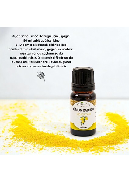 Limon Kabuğu Uçucu Yağ | %100 Saf 10 ml