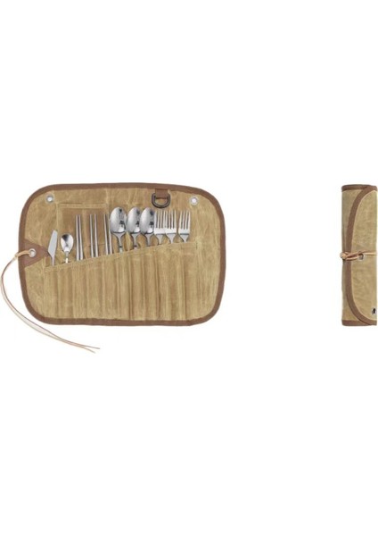 Egg Roll Çatal Bıçak Saklama Çantası 12 Delikli Çanta (Çatal Bıçak Dahil Değildir) (Yurt Dışından) fırsatları