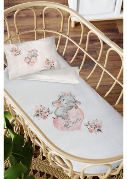 Isme Özel Anne Yanı 60X100 Beşik Uyku Nevresim Takımı