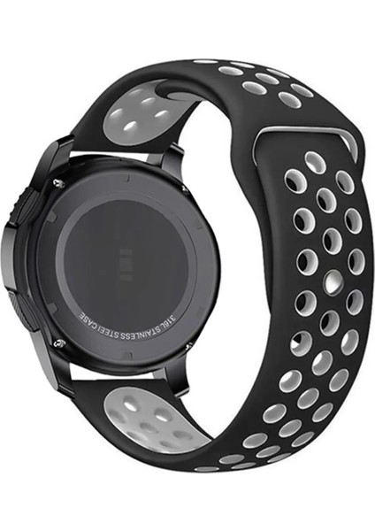 Samsung Galaxy Watch 42MM ile Uyumlu Kordon Yumuşak Dokulu Delikli Desenli Silikon Kayış fiyatları
