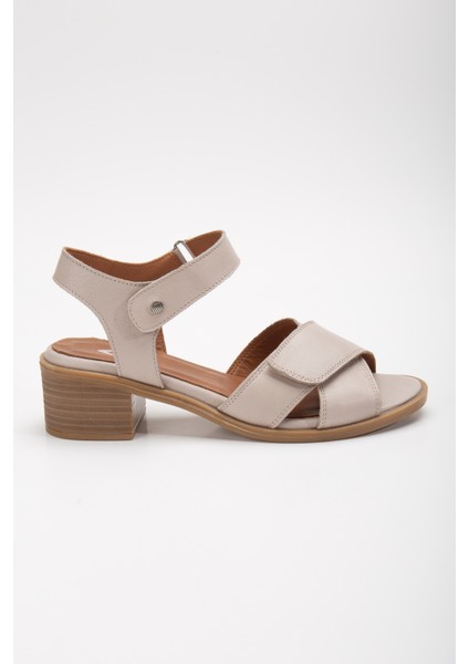 Kadın Deri Cırtlı Çapraz Önü Açık Sandalet 2691 Sandalet Sılvergrey 37 modelleri