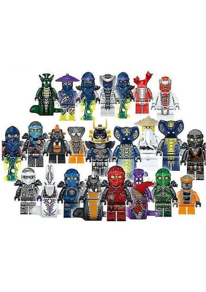 Ninjago Mini Rakamlar 24 Adet Set (Yurt Dışından)