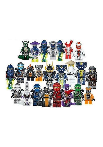 Ninjago Mini Rakamlar 24 Adet Set (Yurt Dışından)