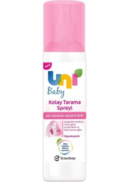 Uni Baby Kolay Tarama Spreyi 200 ml x 12 Adet