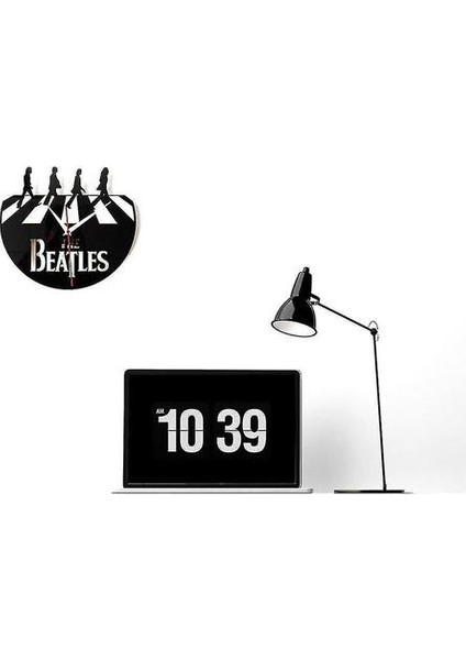 CD Vinil Kayıt Duvar Saati Beatles Abbey Yolu Abby Saat (Yurt Dışından)