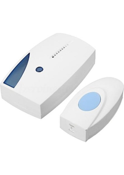 Akıllı LED Gösterge Kablosuz Kapı Zili 36 Tunes Chime Müzik Kapı Çan Verici + Alıcı 70 110M Uzaktan Kumanda Ca | Kapı Zili (Beyaz) (Yurt Dışından)