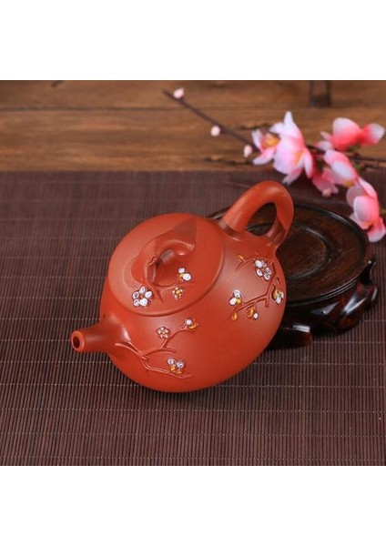 Kung Fu Çay Seti Mor Kum Çaydanlık El Yapımı Taş Scoop Pot Ev Demlik Çaydanlık Zhuni Mor Kum Çiçek Çaydanlık Aksesuarları | Çaydanlıklar (Yurt Dışından)