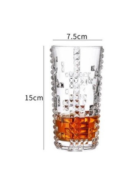 1 Adet 360 ml Yaratıcı Gözlük Kupası Şarap Cam Viski Brendi Snifters Cam Şarap Kupası Kişilik Suyu Bira Bardağı Ev Drinkware Süt Kupası | Gravür (Yurt Dışından)