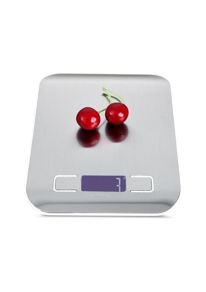 Dijital Tartı Ölçeği Paslanmaz Çelik Mutfak Ölçekli Gıda Diyet Posta Dengesi Ölçüm Aracı LCD Elektronik Terazi (Yurt Dışından)